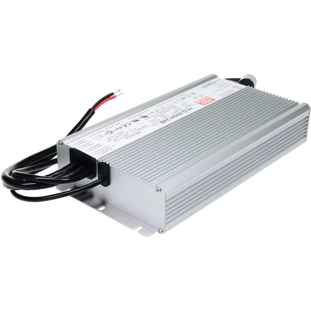 HLG-600H-12B AC90-305V Input Voltage Mean Well Waterproof DC24V 600Watt UL-Listed LED Power Supply